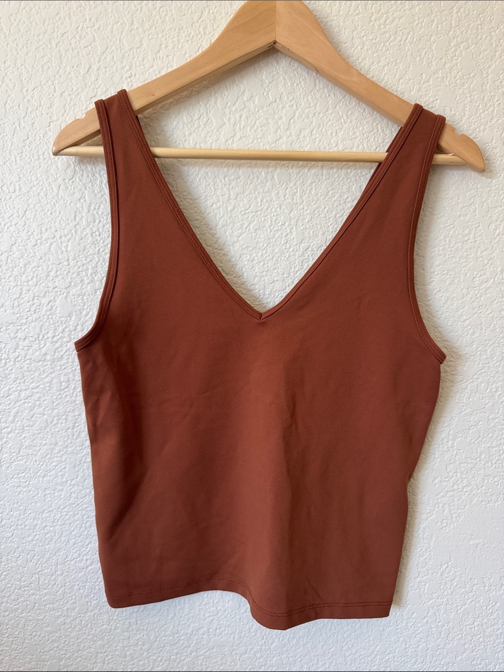 Abercrombie & Fitch Rust Brown V-Neck Tank